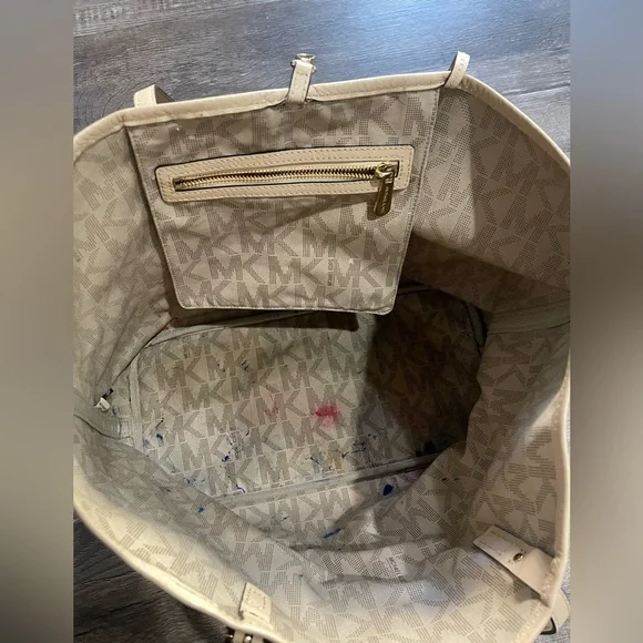 Michael Kors Brown and Cream Tote Bag - Picture 7 of 7